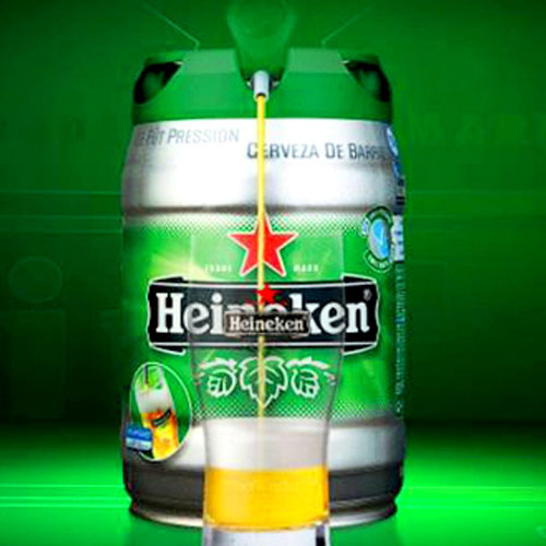 Бочка пива 5 литров Heineken