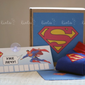 Набор Супермена | Корпоративные подарки с логотипом | Корпоративные подарки на 8 марта | подарки на день нефтяника | Детские подарки оптом