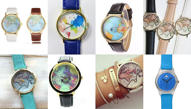 Что подарить путешественнику? идеи подарков для любителя путешествий часы с принтом наручные карта мира