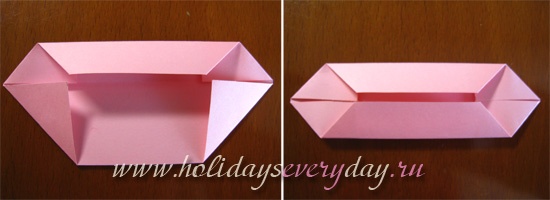 схема оригами лотос