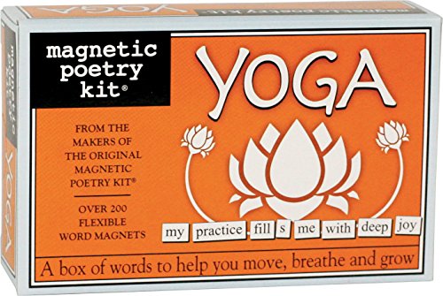 Magnetic Poetry - Yoga Kit - Words for Refrigerator - Write Poems and Letters on the Fridge - Made in the USA