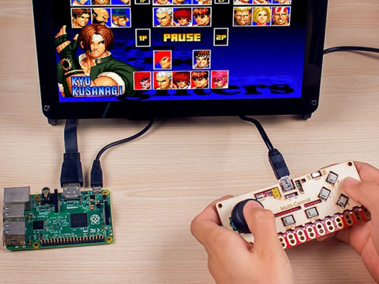 This muli-control board can be used for games and music.
