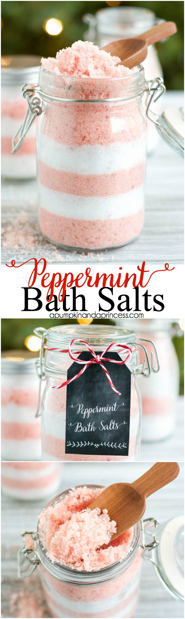 DIY Peppermint Bath Salts. A homemade batch of peppermint bath salts will leave you feeling relaxed and refreshed. 