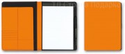 Папка-блокнот, А5 с ручкой, оранжевый